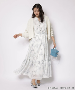 JUSGLITTY(ジャスグリッティー) |ガーデンフラワープリントワンピース