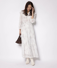 JUSGLITTY(ジャスグリッティー) |ガーデンフラワープリントワンピース