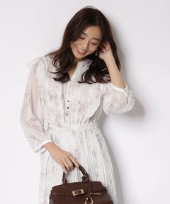 JUSGLITTY(ジャスグリッティー) |ガーデンフラワープリントワンピース