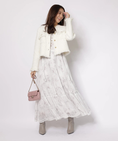 JUSGLITTY(ジャスグリッティー) |ガーデンフラワープリントワンピース