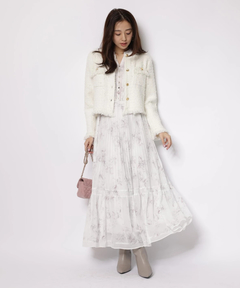 JUSGLITTY(ジャスグリッティー) |ガーデンフラワープリントワンピース