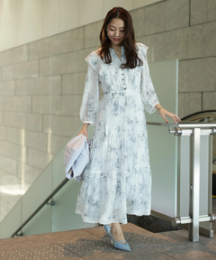 JUSGLITTY(ジャスグリッティー) |ガーデンフラワープリントワンピース