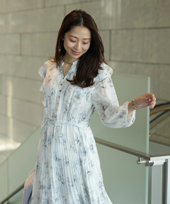 JUSGLITTY(ジャスグリッティー) |ガーデンフラワープリントワンピース