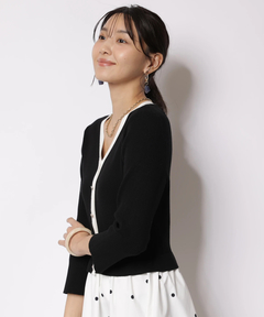 JUSGLITTY(ジャスグリッティー) |ドットスカートドッキングワンピース