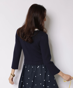 JUSGLITTY(ジャスグリッティー) |ドットスカートドッキングワンピース