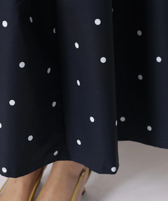 JUSGLITTY(ジャスグリッティー) |ドットスカートドッキングワンピース