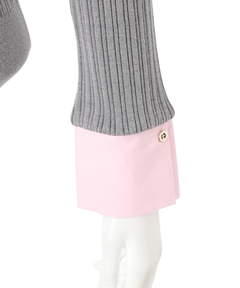 JUSGLITTY(ジャスグリッティー) |[WEB LIMITED]配色シャツカラー長袖ニット