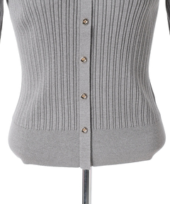 JUSGLITTY(ジャスグリッティー) |[WEB LIMITED]配色シャツカラー長袖ニット