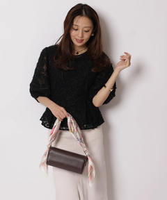 JUSGLITTY(ジャスグリッティー) |チュールレースブラウス