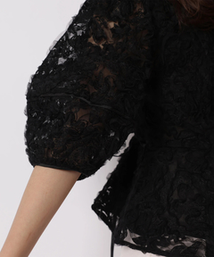 JUSGLITTY(ジャスグリッティー) |チュールレースブラウス