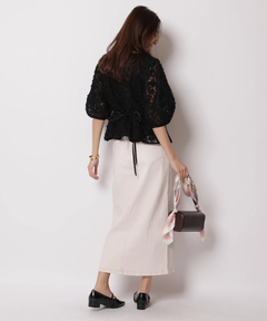 JUSGLITTY(ジャスグリッティー) |チュールレースブラウス