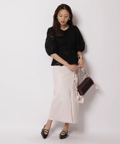 JUSGLITTY(ジャスグリッティー) |チュールレースブラウス