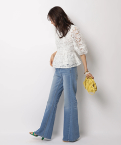 JUSGLITTY(ジャスグリッティー) |チュールレースブラウス