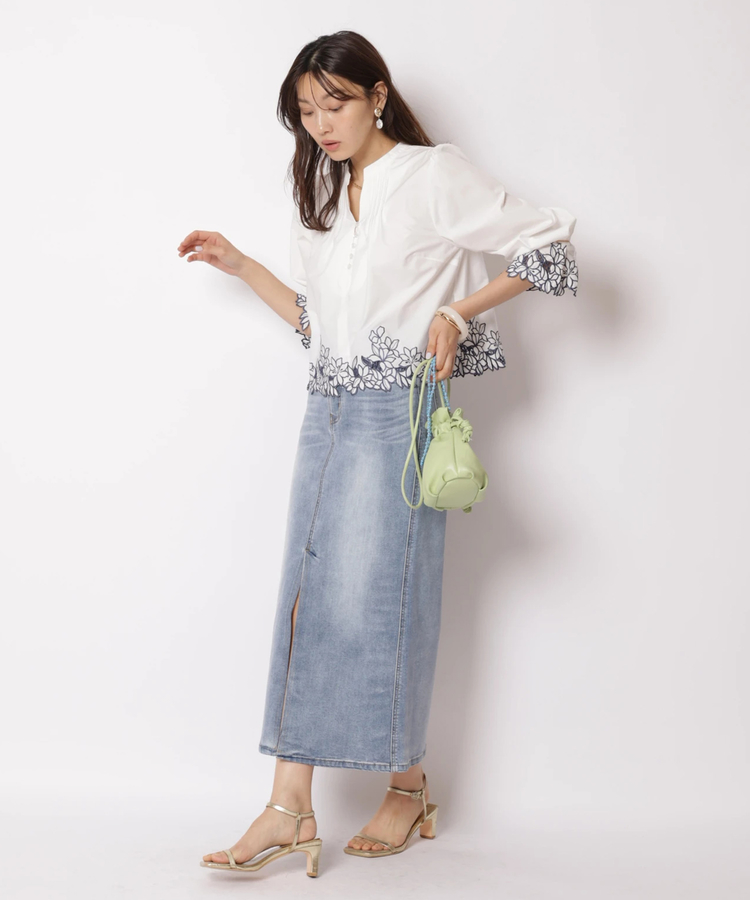 デニムスリムタイトスカート | スカート | JUSGLITTY（ジャス