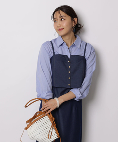 JUSGLITTY(ジャスグリッティー) |セットアップライクキャミワンピース