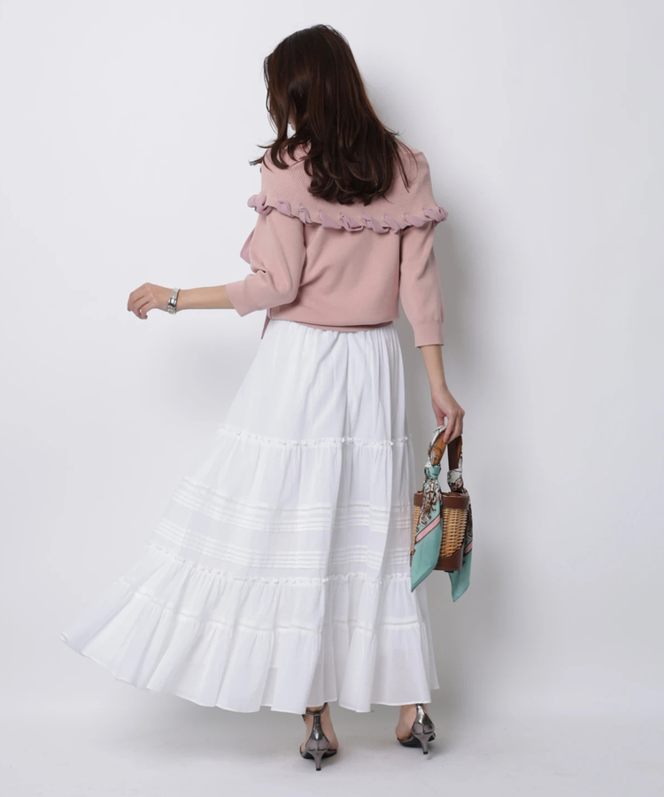 リボントリムオフショルニット | ニット | JUSGLITTY（ジャス