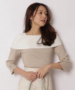 ケープオフショルニット | ニット | JUSGLITTY（ジャスグリッティー