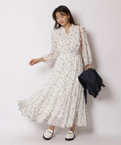 JUSGLITTY(ジャスグリッティー) |【Arpege story限定】プチフラワープリントワンピース