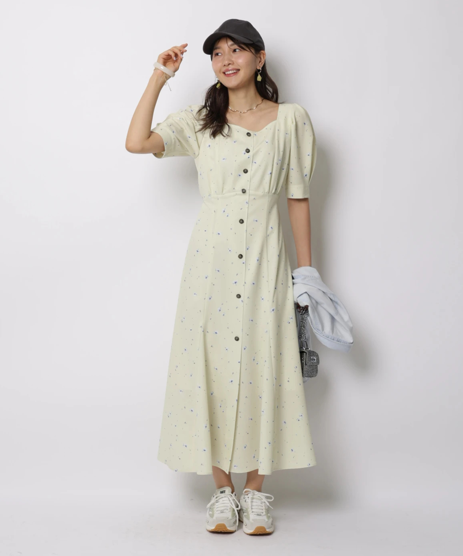 ペタルスウェイプリントワンピース | ワンピース | JUSGLITTY（ジャス