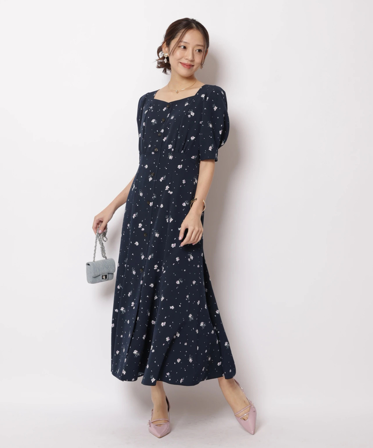 ペタルスウェイプリントワンピース | ワンピース | JUSGLITTY（ジャス