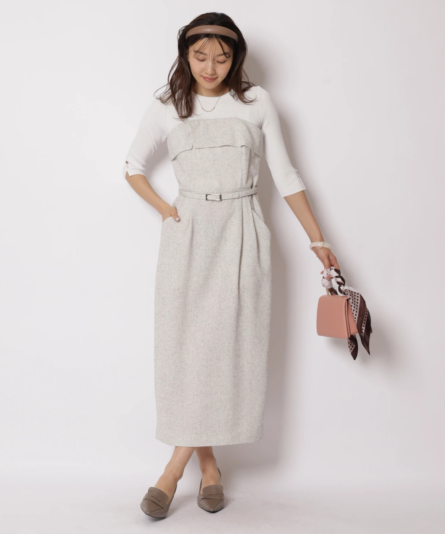 マルイ限定》7分袖ベアドッキングワンピース | ワンピース | JUSGLITTY