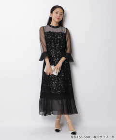 JUSGLITTY(ジャスグリッティー) |MIXレースドレス