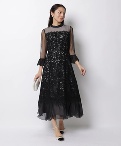 JUSGLITTY(ジャスグリッティー) |MIXレースドレス