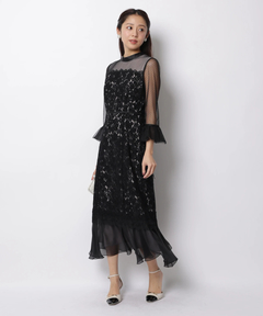 JUSGLITTY(ジャスグリッティー) |MIXレースドレス