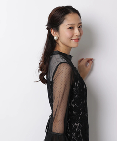 JUSGLITTY(ジャスグリッティー) |MIXレースドレス