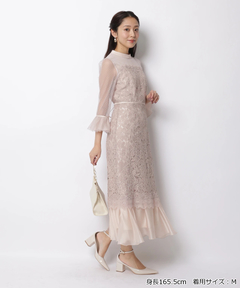 JUSGLITTY(ジャスグリッティー) |MIXレースドレス