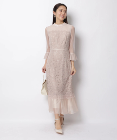 JUSGLITTY(ジャスグリッティー) |MIXレースドレス