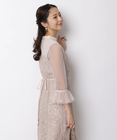 JUSGLITTY(ジャスグリッティー) |MIXレースドレス