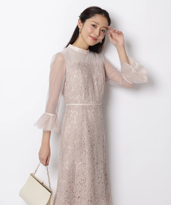 JUSGLITTY(ジャスグリッティー) |MIXレースドレス