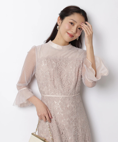 JUSGLITTY(ジャスグリッティー) |MIXレースドレス