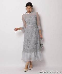 JUSGLITTY(ジャスグリッティー) |MIXレースドレス