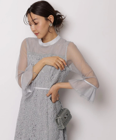 JUSGLITTY(ジャスグリッティー) |MIXレースドレス