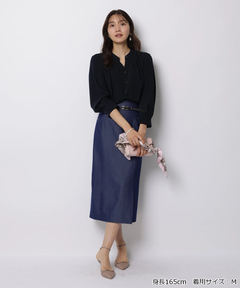 JUSGLITTY(ジャスグリッティー) |ベルト付タイトスカート