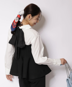 JUSGLITTY(ジャスグリッティー) |シャツレイヤードライクニット