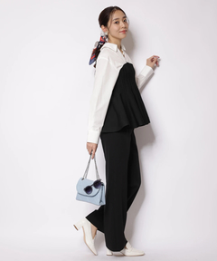 JUSGLITTY(ジャスグリッティー) |シャツレイヤードライクニット