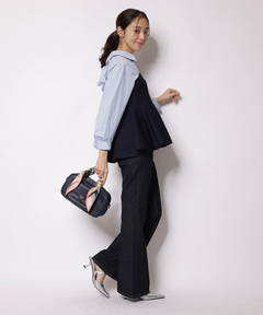 JUSGLITTY(ジャスグリッティー) |シャツレイヤードライクニット