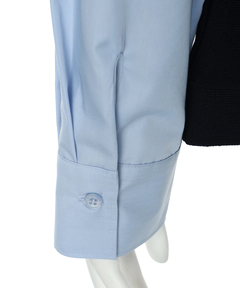 JUSGLITTY(ジャスグリッティー) |シャツレイヤードライクニット