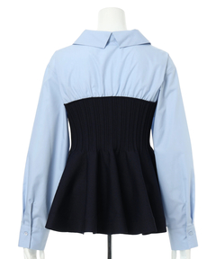 JUSGLITTY(ジャスグリッティー) |シャツレイヤードライクニット