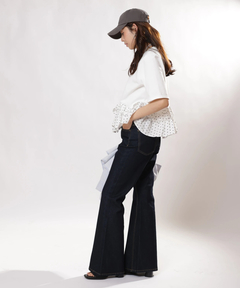 JUSGLITTY(ジャスグリッティー) |ペプラムカーデ