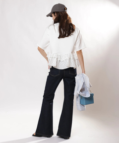 JUSGLITTY(ジャスグリッティー) |ペプラムカーデ