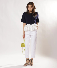 JUSGLITTY(ジャスグリッティー) |ペプラムカーデ