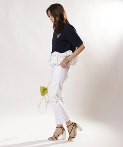 JUSGLITTY(ジャスグリッティー) |ペプラムカーデ