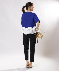 JUSGLITTY(ジャスグリッティー) |ペプラムカーデ