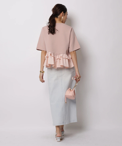 JUSGLITTY(ジャスグリッティー) |ペプラムカーデ