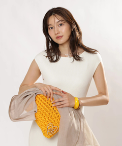 JUSGLITTY(ジャスグリッティー) |レースヘムニットワンピース