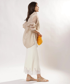 JUSGLITTY(ジャスグリッティー) |レースヘムニットワンピース